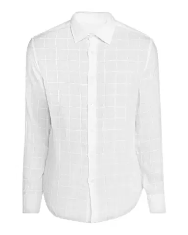 Bugatchi Men's Julian Tonal Windowpane-Print Sport Shirt | Thumbnail 1 Bugatchi Men's Julian Tonal Windowpane-Print Sport Shirt | Thumbnail 1