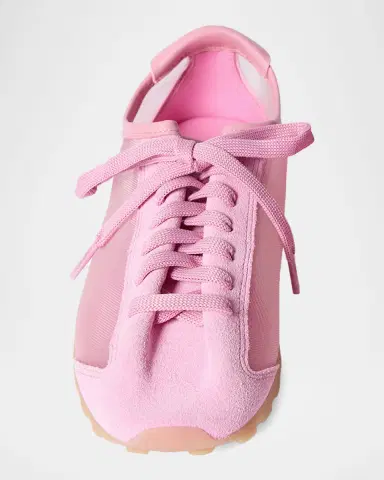 Jacquemus Les Tennis Suede and Mesh Low-Top Sneakers | Thumbnail 3 Jacquemus Les Tennis Suede and Mesh Low-Top Sneakers | Thumbnail 3