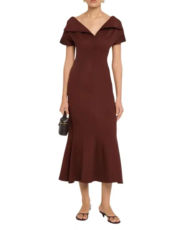 Zaria Sculpted Knit Maxi Dress