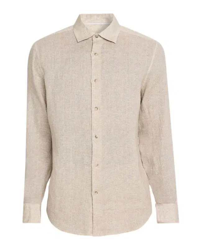 Bugatchi Men 's Axel Linen Button-Down Shirt