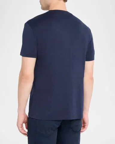 Isaia Men's Silk-Cotton T-Shirt | Thumbnail 2