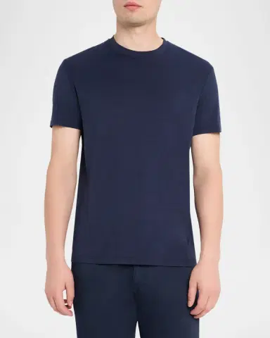 Isaia Men's Silk-Cotton T-Shirt | Thumbnail 3