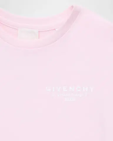 Givenchy Girl 's Logo Stamp-Print Short-Sleeved Cotton T-Shirt, Size -14 | Thumbnail 3