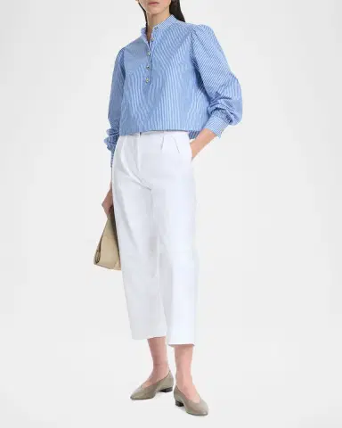 Altuzarra Margot Stripe Poplin Top | Thumbnail 2 Altuzarra Margot Stripe Poplin Top | Thumbnail 2