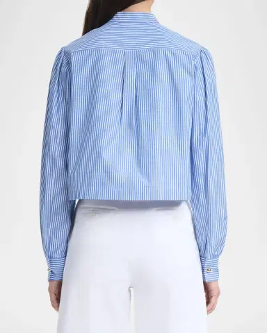 Altuzarra Margot Stripe Poplin Top | Thumbnail 3 Altuzarra Margot Stripe Poplin Top | Thumbnail 3