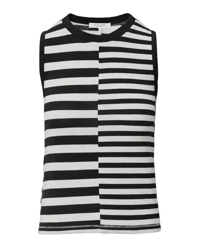 rag & bone The Knit Mix Striped Tank Top