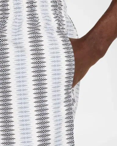 Bugatchi Men's Cruz Mid-Length Diamond Stripe Swim Trunks | Thumbnail 4 Bugatchi Men's Cruz Mid-Length Diamond Stripe Swim Trunks | Thumbnail 4
