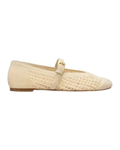 Stuart Weitzman Leora Woven Mary Jane Ballerina Flats | Thumbnail 1