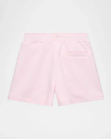 Givenchy Girl's Embroidered Logo Pleated Cotton Shorts, Size 8-14 | Thumbnail 2 Givenchy Girl's Embroidered Logo Pleated Cotton Shorts, Size 8-14 | Thumbnail 2