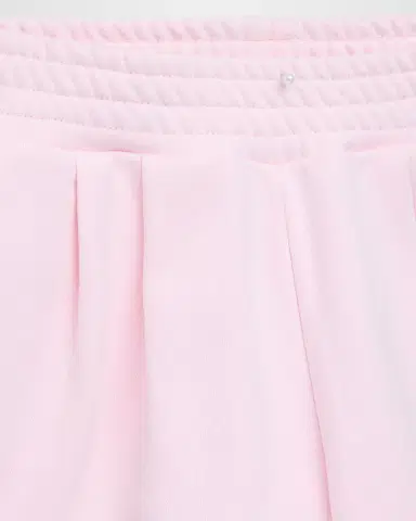 Givenchy Girl's Embroidered Logo Pleated Cotton Shorts, Size 8-14 | Thumbnail 3 Givenchy Girl's Embroidered Logo Pleated Cotton Shorts, Size 8-14 | Thumbnail 3