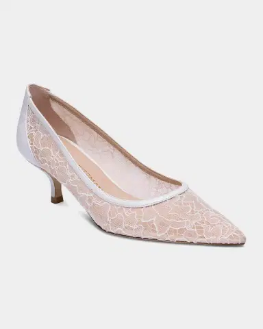 Stuart Weitzman 50mm Stuart Power Lace Pumps | Thumbnail 3 Stuart Weitzman 50mm Stuart Power Lace Pumps | Thumbnail 3