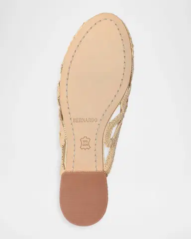 Bernardo Raffia Slipper Mules | Thumbnail 3