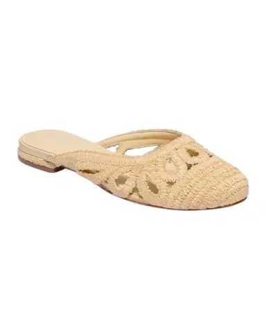 Bernardo Raffia Slipper Mules | Thumbnail 1