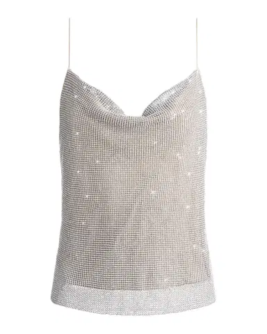 Alice + Olivia Harmon Crystal Chainmail Slip Tank Top | Thumbnail 1 Alice + Olivia Harmon Crystal Chainmail Slip Tank Top | Thumbnail 1