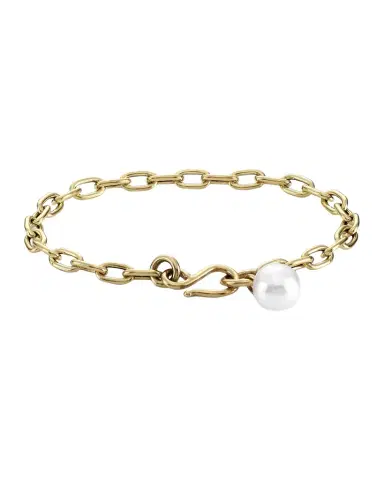 Zoë Chicco 14K Yellow Gold Pearl Medium Chain Bracelet | Thumbnail 1