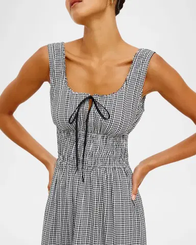 Rails Jordie Gingham A-Line Midi Dress | Thumbnail 6 Rails Jordie Gingham A-Line Midi Dress | Thumbnail 6