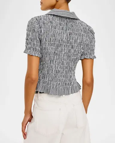 RAILS Alton Smocked Gingham Shirt | Thumbnail 3 RAILS Alton Smocked Gingham Shirt | Thumbnail 3