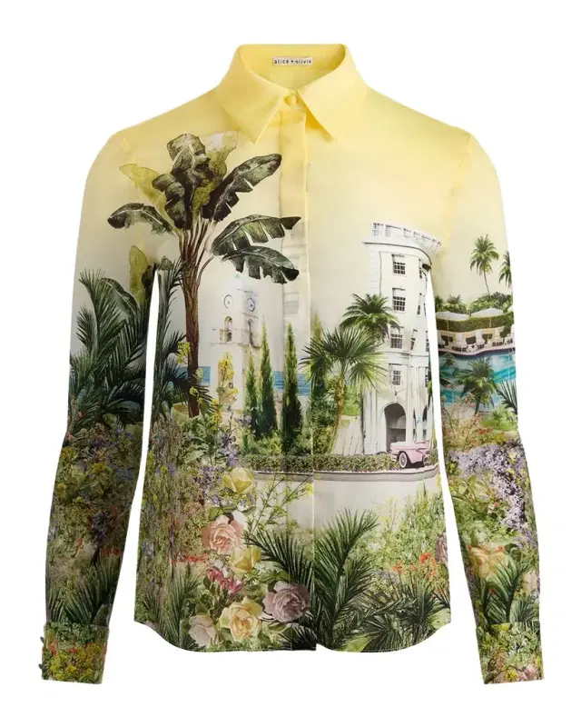 Pure Paradise Willa Silk Blouse
