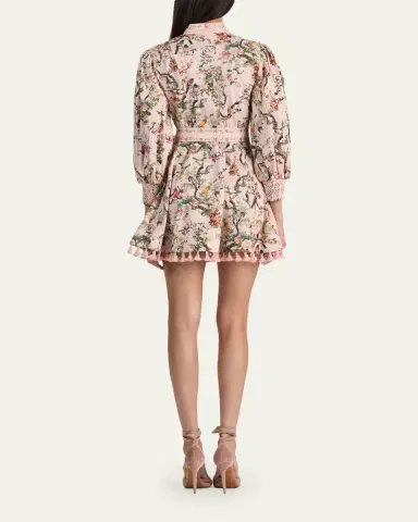 Alice + Olivia Lucy Belted Mini Shirtdress | Thumbnail 3 Alice + Olivia Lucy Belted Mini Shirtdress | Thumbnail 3