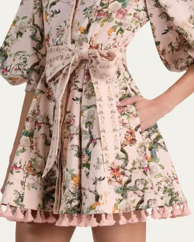 Alice + Olivia Lucy Belted Mini Shirtdress | Thumbnail 5 Alice + Olivia Lucy Belted Mini Shirtdress | Thumbnail 5