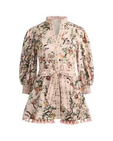 Alice + Olivia Lucy Belted Mini Shirtdress | Thumbnail 1 Alice + Olivia Lucy Belted Mini Shirtdress | Thumbnail 1