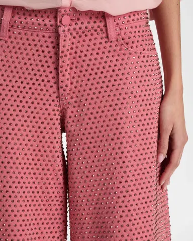 ALICE + OLIVIA Amazing Embellished Wide-Leg Jeans | Thumbnail 5 ALICE + OLIVIA Amazing Embellished Wide-Leg Jeans | Thumbnail 5
