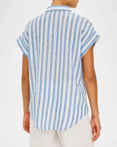 Rails Cito Stripe Short-Sleeve Shirt | Thumbnail 3 Rails Cito Stripe Short-Sleeve Shirt | Thumbnail 3