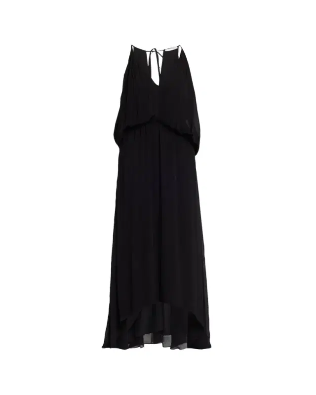 Ambar Draped V-Neck Maxi Dress