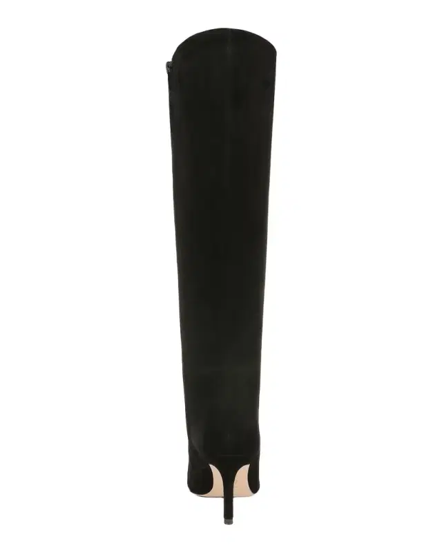 70mm Lisa Suede Knee-High Boots