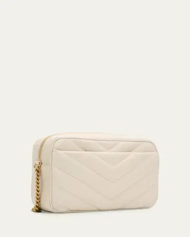 Saint Laurent LouLou YSL Chevron Quilted Crossbody Bag | Thumbnail 3 Saint Laurent LouLou YSL Chevron Quilted Crossbody Bag | Thumbnail 3