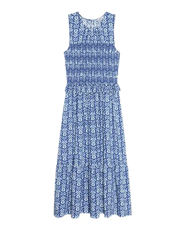 Rialto Smocked Ikat Tank Dress