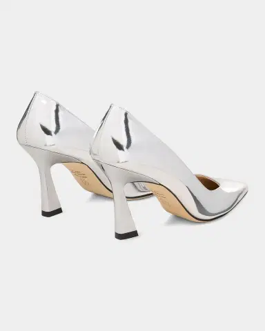 Stuart Weitzman 85mm Vinnie Metallic Leather Pumps | Thumbnail 2 Stuart Weitzman 85mm Vinnie Metallic Leather Pumps | Thumbnail 2