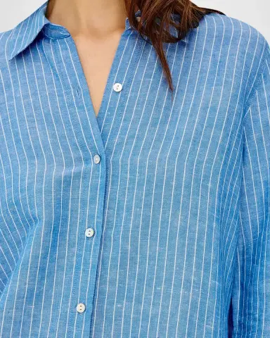 Rails Knox Pinstripe Linen Shirt | Thumbnail 5 Rails Knox Pinstripe Linen Shirt | Thumbnail 5