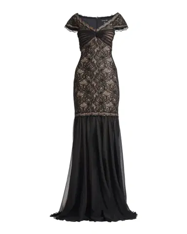 Tadashi Shoji Floral Lace Mermaid Gown | Thumbnail 1 Tadashi Shoji Floral Lace Mermaid Gown | Thumbnail 1