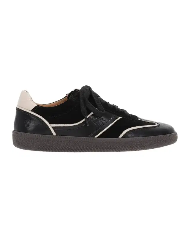 Milly Mixed Leather Low-Top Sneakers