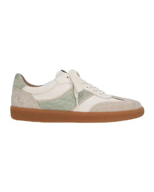 Milly Mixed Leather Low-Top Sneakers
