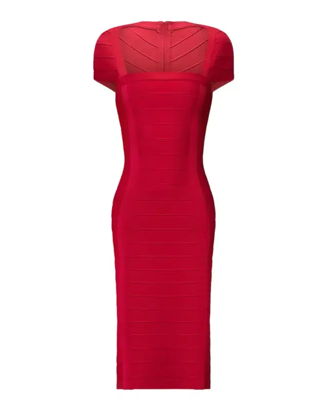 Herve Leger The Premiere Knee-Length Dress