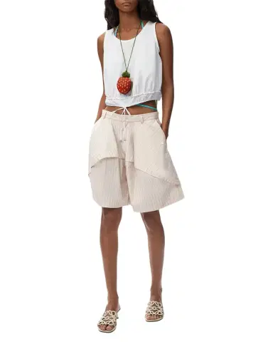 Loewe x Paula's Ibiza Cropped Drawstring Top | Thumbnail 1 Loewe x Paula's Ibiza Cropped Drawstring Top | Thumbnail 1