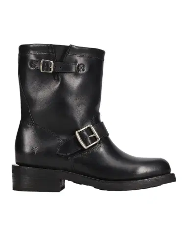 Frye Viv Short Leather Engineer Moto Boots | Thumbnail 1