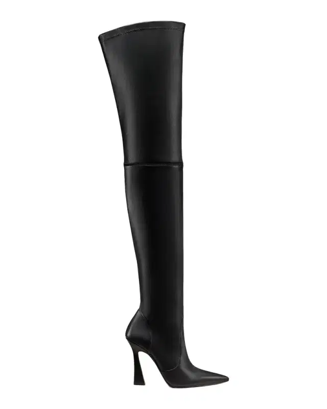 Stuart Weitzman 100mm Ultravinnie Stretch Leather Over-The-Knee Boots
