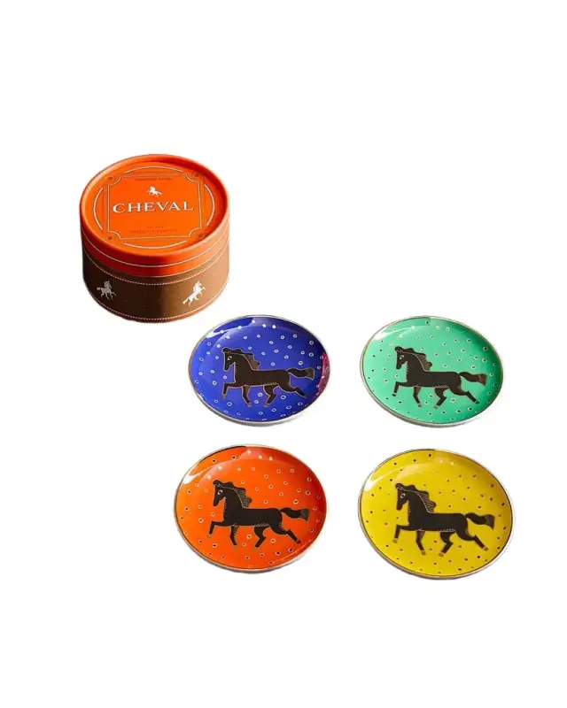 Jonathan Adler Cheval Coasters, Set of 4