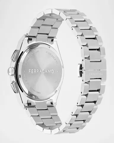 Ferragamo Men's Vega Upper East Stainless Steel Bracelet Watch | Thumbnail 3 Ferragamo Men's Vega Upper East Stainless Steel Bracelet Watch | Thumbnail 3