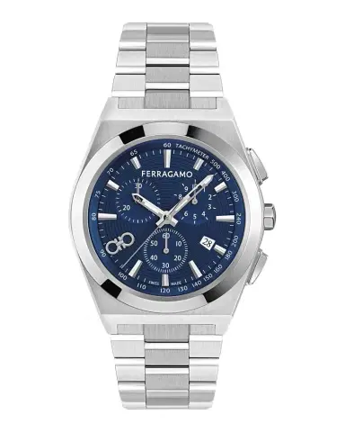 Ferragamo Men's Vega Upper East Stainless Steel Bracelet Watch | Thumbnail 1 Ferragamo Men's Vega Upper East Stainless Steel Bracelet Watch | Thumbnail 1