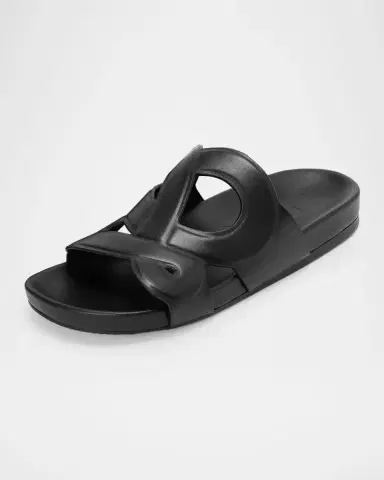 Loewe x Paula's Ibiza Men's Ease Monogram Leather Sandals | Thumbnail 3 Loewe x Paula's Ibiza Men's Ease Monogram Leather Sandals | Thumbnail 3