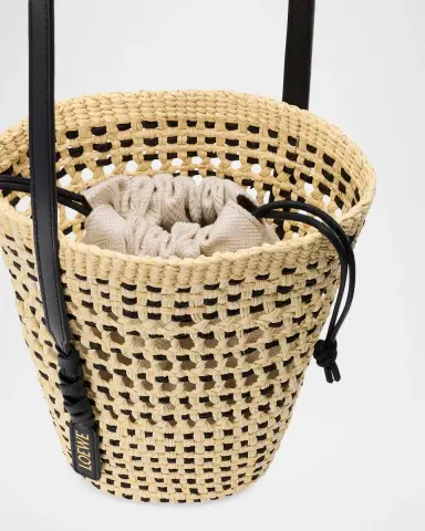 Loewe x Paula's Ibiza Braid Woven Palm Leaf Crossbody Bag | Thumbnail 3