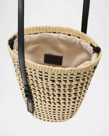 Loewe x Paula's Ibiza Braid Woven Palm Leaf Crossbody Bag | Thumbnail 4