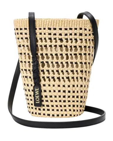 Loewe x Paula's Ibiza Braid Woven Palm Leaf Crossbody Bag | Thumbnail 1