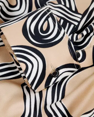 Loewe x Paula's Ibiza Abstract-Print Silk Drawstring Balloon Shirt | Thumbnail 5 Loewe x Paula's Ibiza Abstract-Print Silk Drawstring Balloon Shirt | Thumbnail 5
