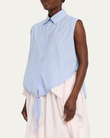 Loewe x Paula's Ibiza Striped Cotton-Blend Sleeveless Top | Thumbnail 8 Loewe x Paula's Ibiza Striped Cotton-Blend Sleeveless Top | Thumbnail 8