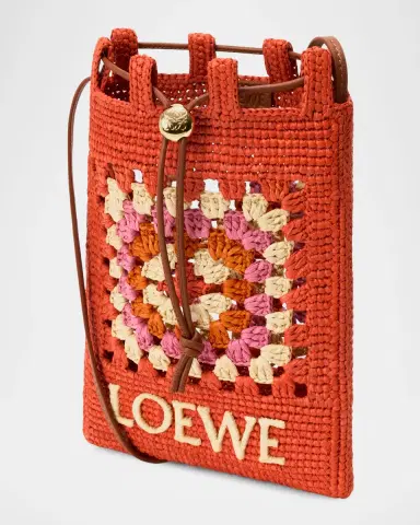 Loewe x Paula's Ibiza Crochet Raffia Pocket Crossbody Bag | Thumbnail 7 Loewe x Paula's Ibiza Crochet Raffia Pocket Crossbody Bag | Thumbnail 7